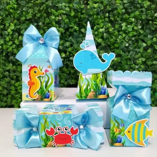 Personalizados Fundo do Mar Menino (kit 20 Peças)