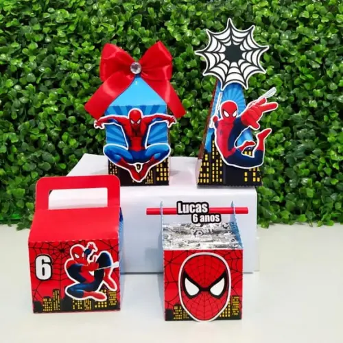 Personalizados Homem Aranha (kit 20 Peças)