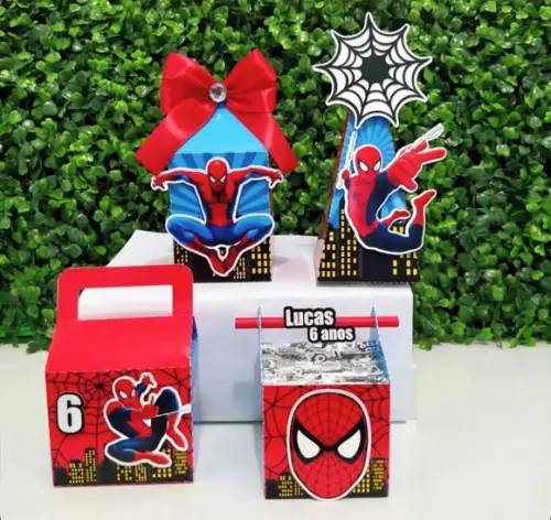 Personalizados Homem Aranha (kit 32 Peças)
