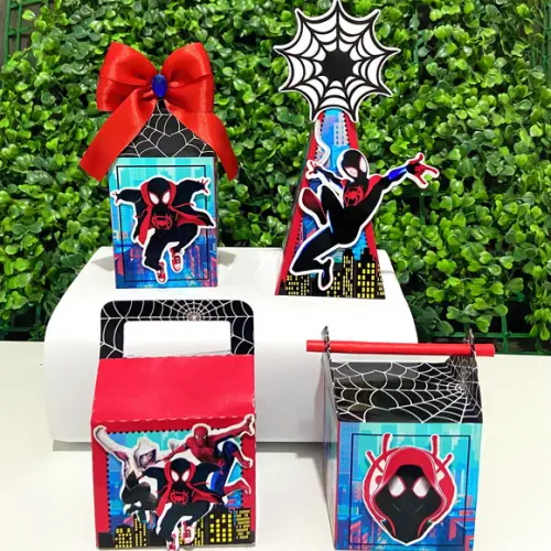 Personalizados Homem Aranha no Aranhaverso (kit 20 Peças)