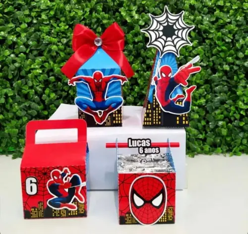Personalizados Homem Aranha (kit 60 Peças)