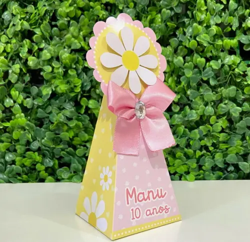 Personalizados Margaridas ( Kit 40 Caixas)