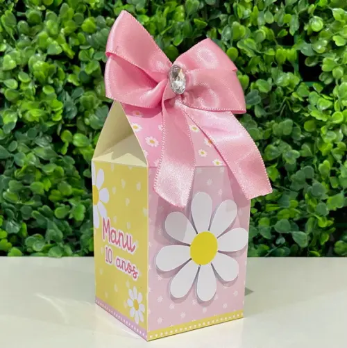 Personalizados Margaridas ( Kit 60 Caixas)