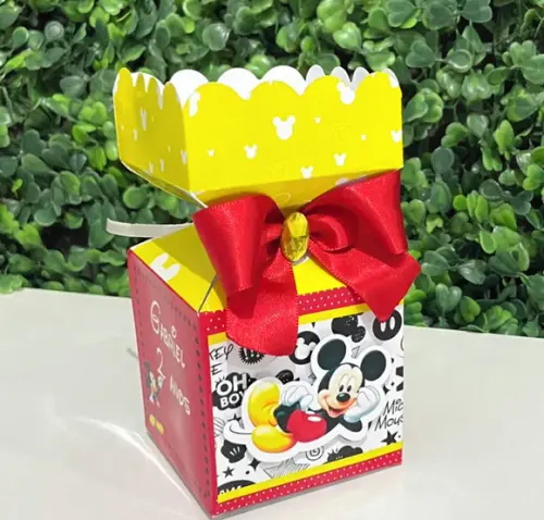 Personalizados Mickey - Papelaria ( Kit 60 Peças )
