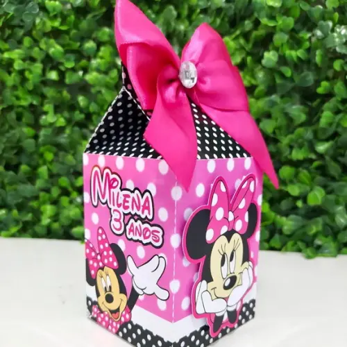Personalizados Minnie Rosa / Papelaria (kit 20 Peças)