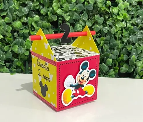 Personalizados Mickey - Papelaria ( Kit 60 Peças )