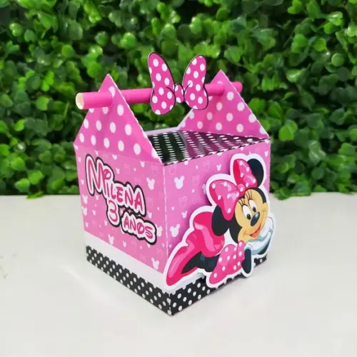 Personalizados Minnie Rosa / Papelaria (kit 20 Peças)