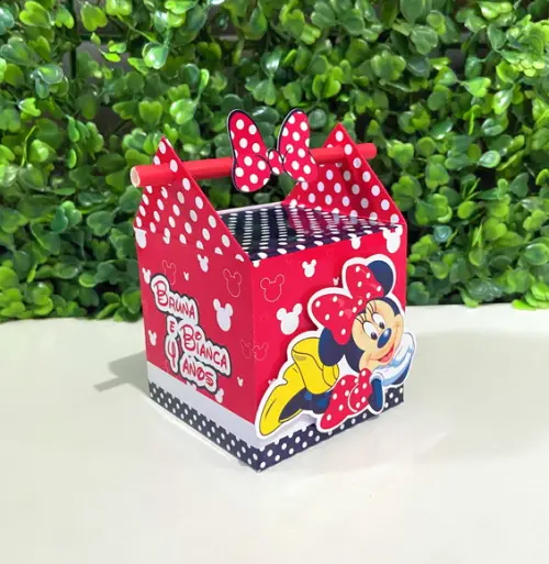 Personalizados Minnie Vermelha (kit 24 Peças)