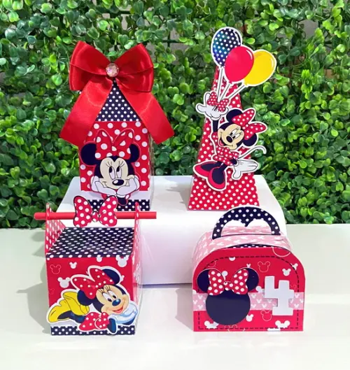 Personalizados Minnie Vermelha (kit 40 Peças)