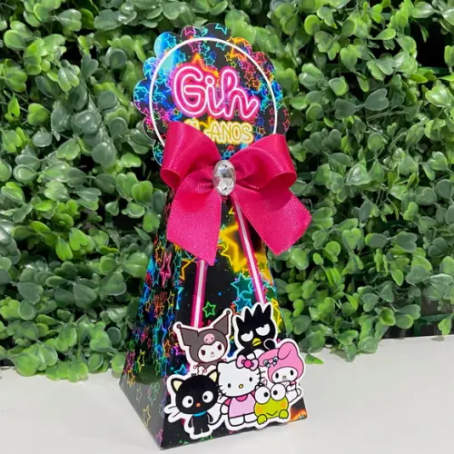 Personalizados Neon Hello Kitty (40 Peças)
