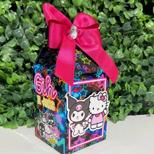 Personalizados Neon Hello Kitty (40 Peças)