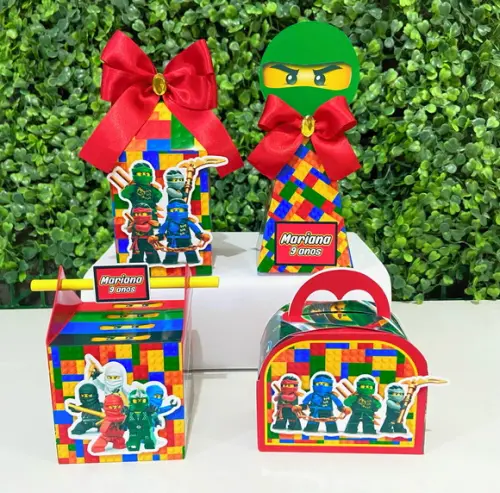 Personalizados Ninjago ( Kit 20 Caixas )