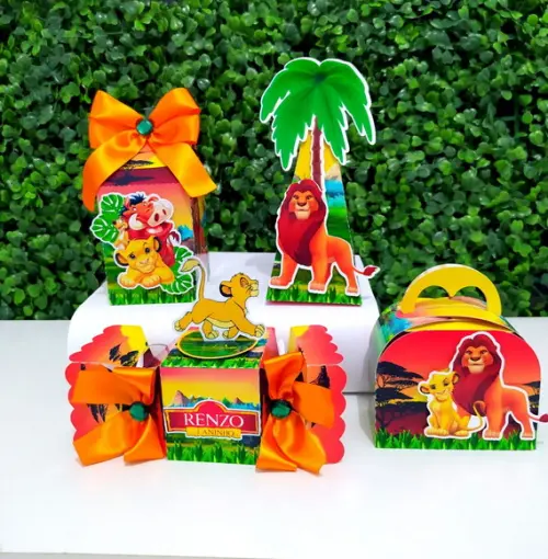 Personalizados Rei Leão - Kit 20 Peças