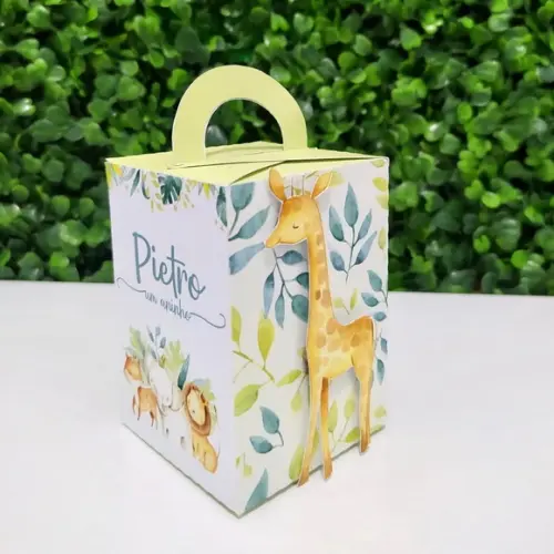 Personalizados Safari Baby Aquarela (20 Peças)