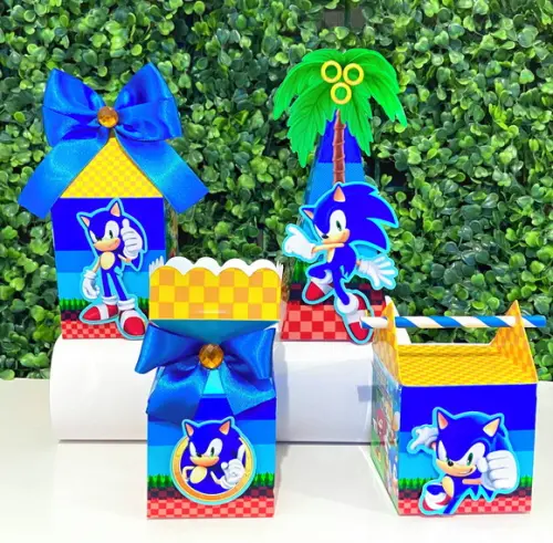 Personalizados Sonic (kit 40 Peças)