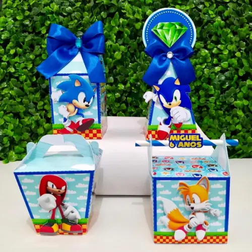 Personalizados Sonic Clássico (kit 20 Peças)