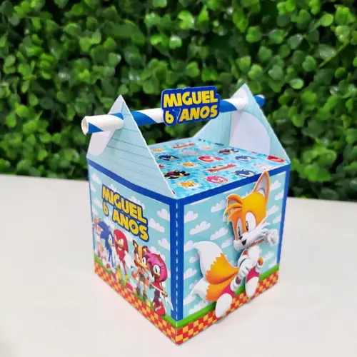 Personalizados Sonic Clássico (kit 20 Peças)