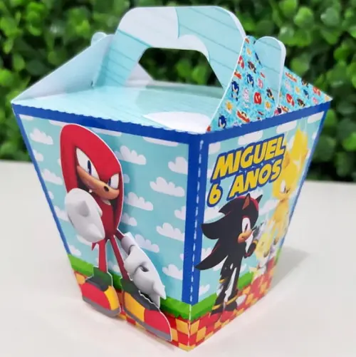Personalizados Sonic Clássico (kit 20 Peças)