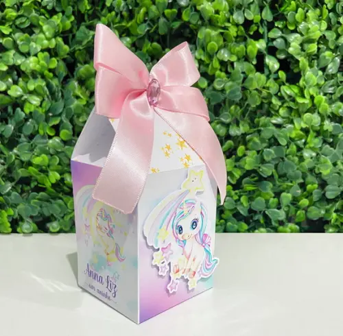 Personalizados Unicórnio Aquarela (kit Caixas 32 Peças)