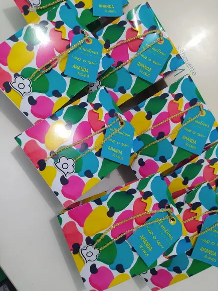 Sacolinha Personalizada Farm Rio Confete Caju