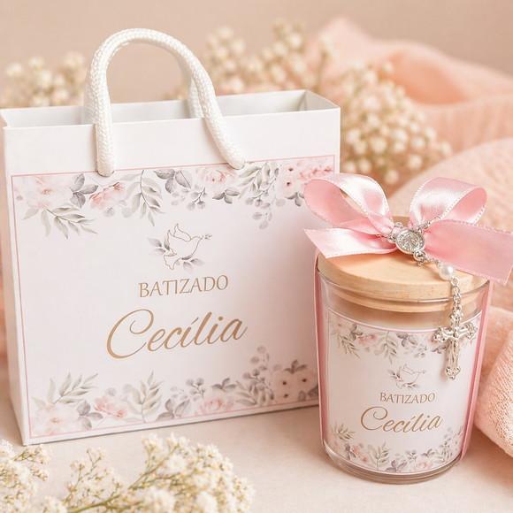 Lembrancinha Vela Aromática 70 Gr na Sacolinha