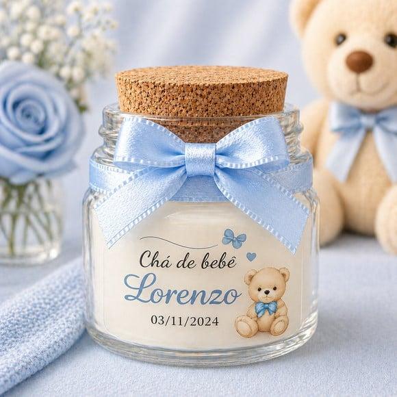 Vela Lembrancinha Chá de Bebê