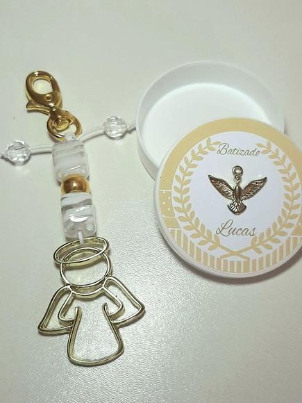 Lembrancinha Chaveiro de Anjo em Murano