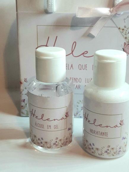 Lembrancinha Kit Álcool + Hidratante