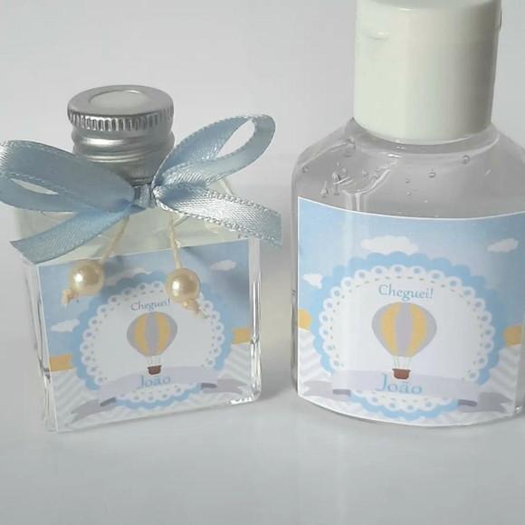 Lembrancinha Kit Álcool Gel+ Aromatizador