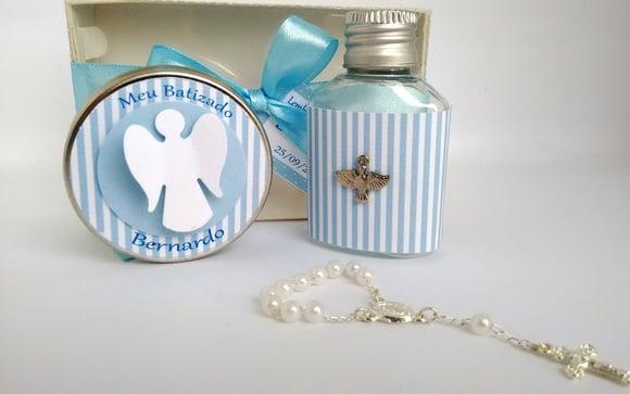 kit batizado ( agua benta+latinha)