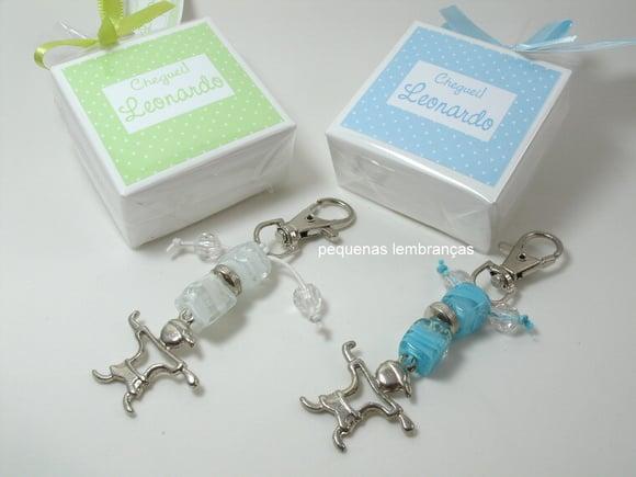 Chaveiro em murano personalizado