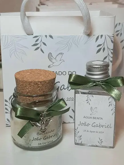 Lembrancinha Vela Aromatizada+ Frasco 60 ml