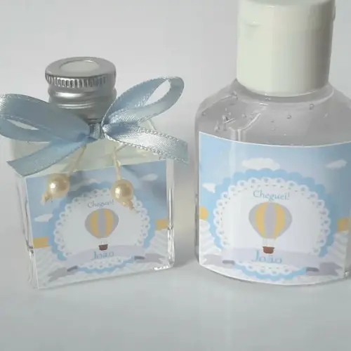 Lembrancinha Kit Álcool Gel+ Aromatizador