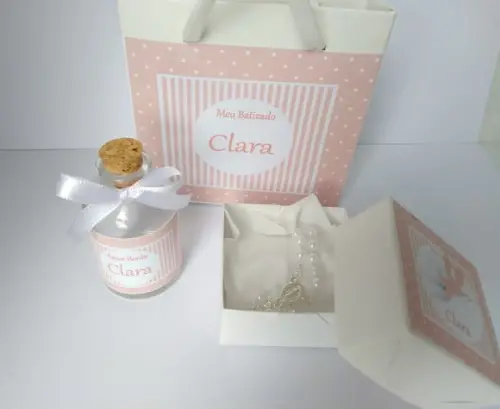 Lembrancinha kit batizado