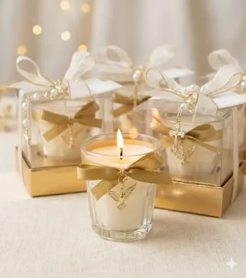 Vela Perfumada Lembrancinha Batizado