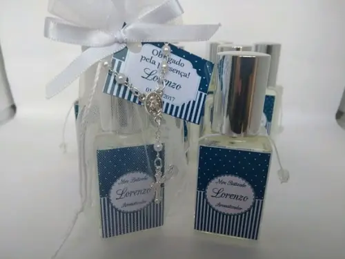 Home Spray para batizado com terço