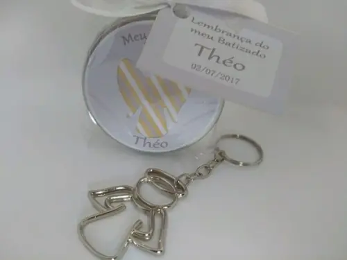 Chaveiro na lata personalizada