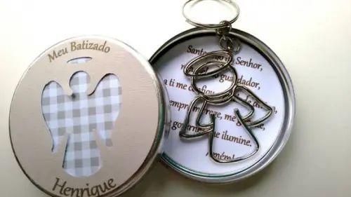 Chaveiro de anjo scrap