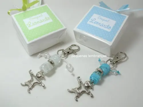 Chaveiro em murano personalizado