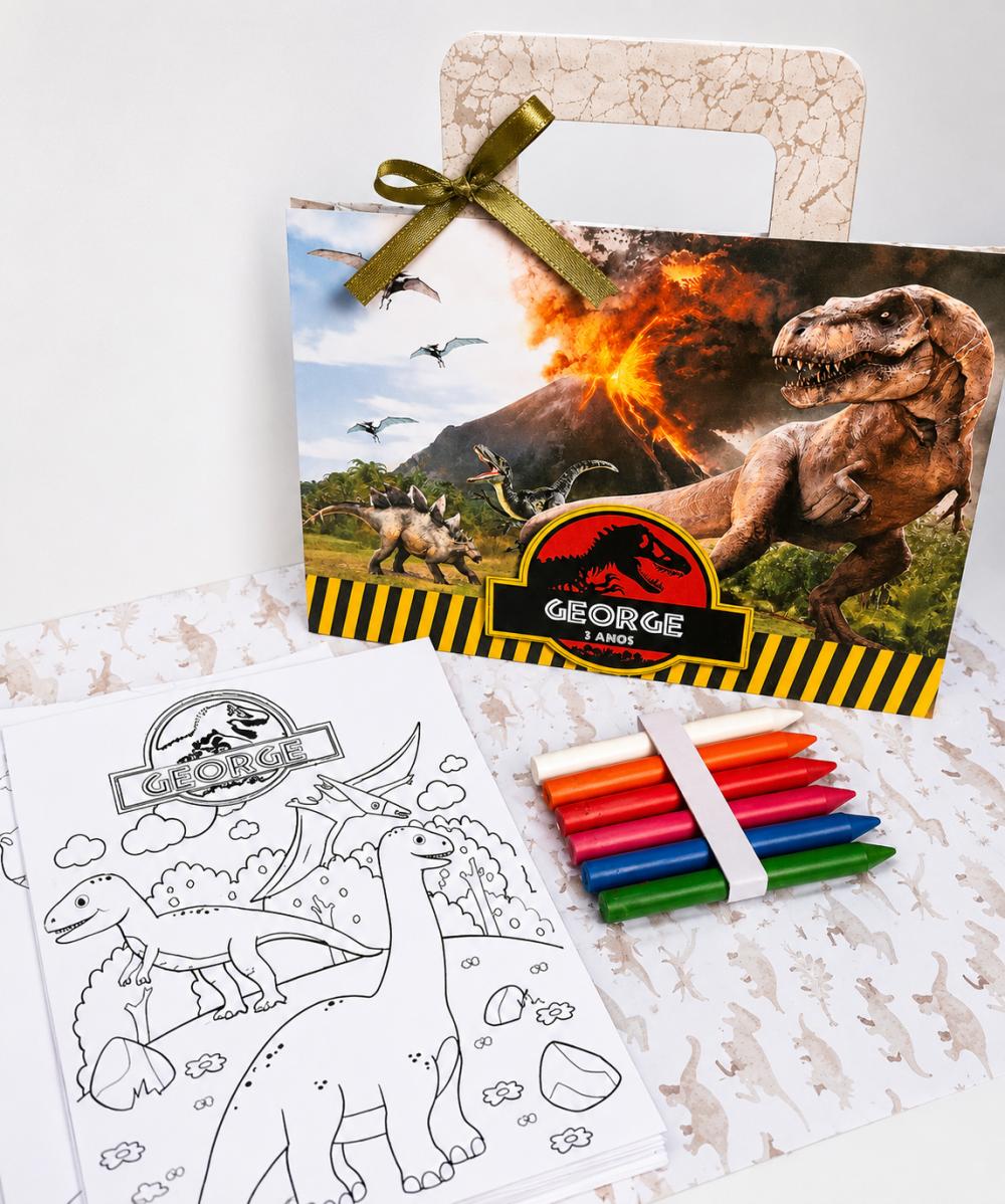 Maletinha de Colorir - Jurassic Park (dinossauro)