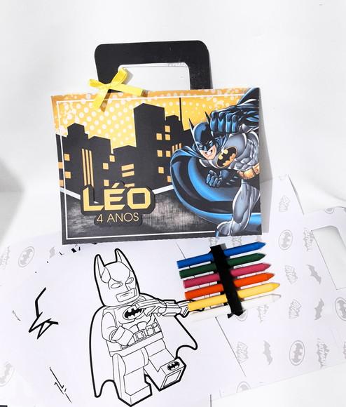 Kit de Colori Maletinha Batman