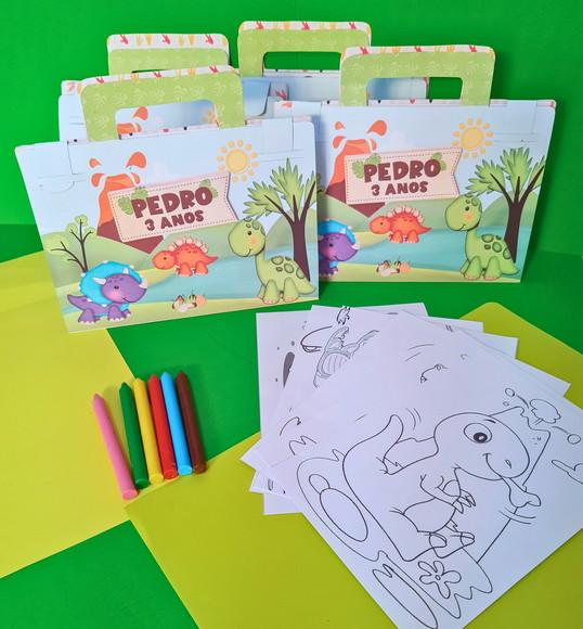 Kit de Colori Maletinha Dino Baby