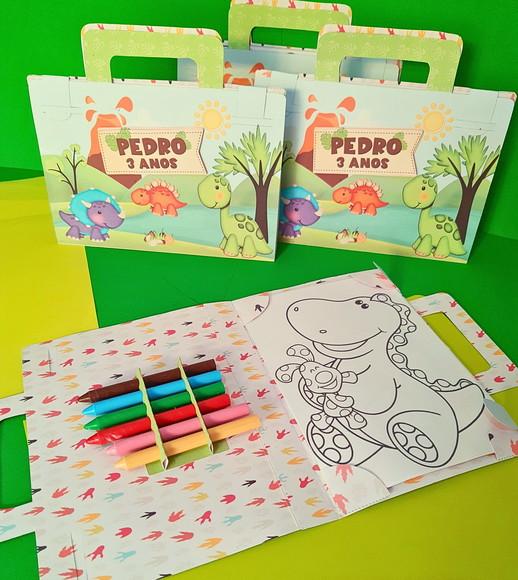 Kit de Colori Maletinha Dino Baby