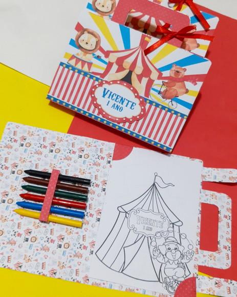 Kit de Colori Maletinha Circo Menino