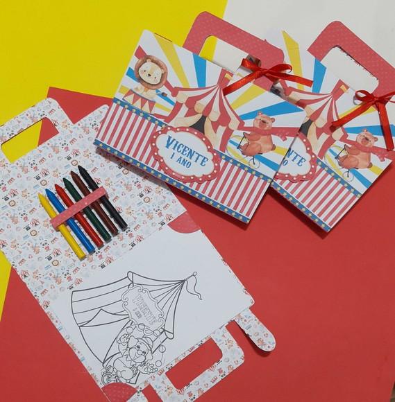 Kit de Colori Maletinha Circo Menino