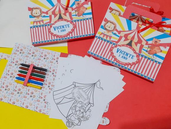 Kit de Colori Maletinha Circo Menino
