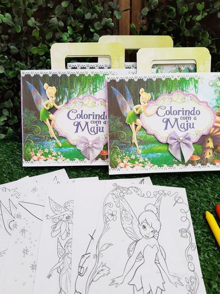 Kit de Colori Maletinha Tinker Bell