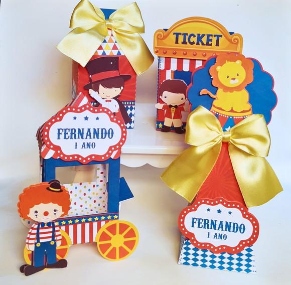 Kit Personalizados - Circo Menino