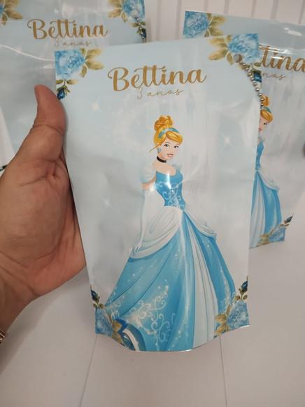 Saquinho Zip Lock Cinderela 24x16