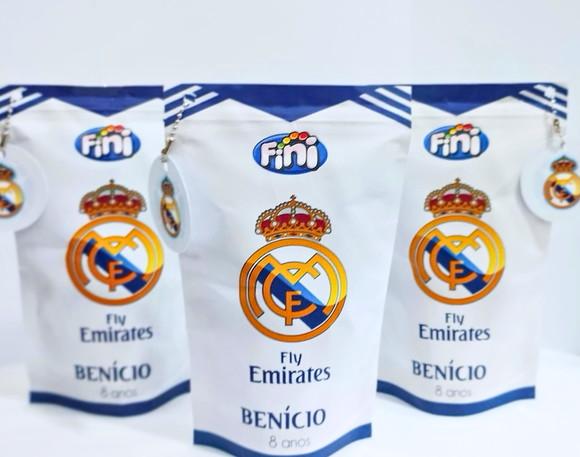 Saquinho Zip Lock Real Madri